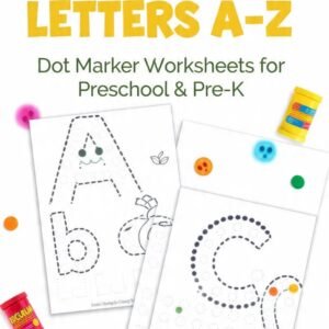 Alphabet Do A Dot Printables | Uppercase & Lowercase Letter Dab Pages