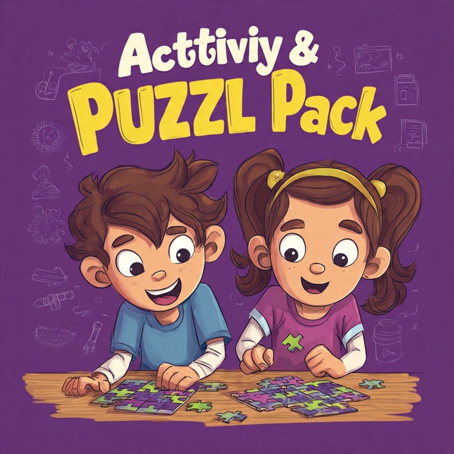 Kids Puzzle Worksheets Printable PDF